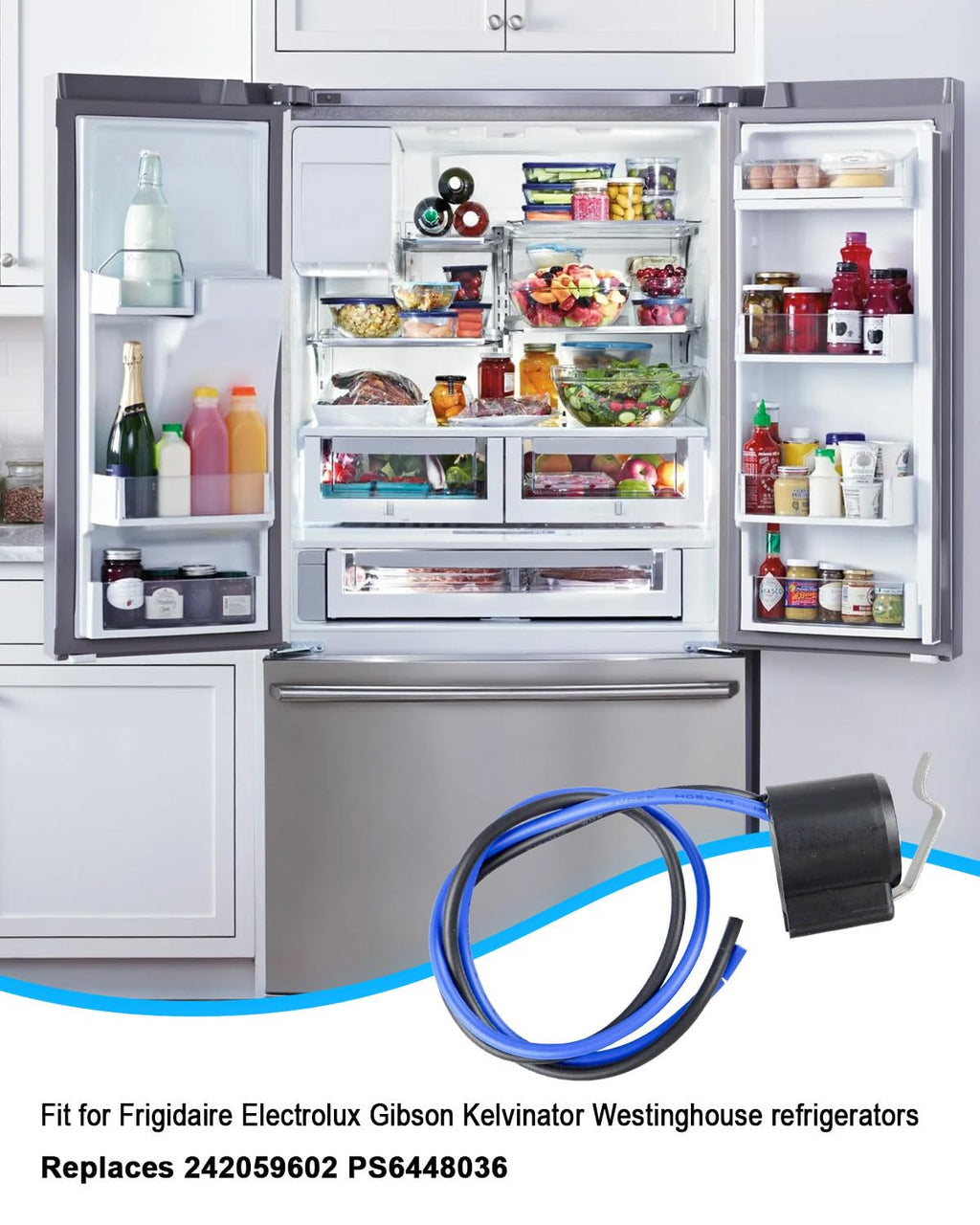 Refrigerator Defrost Thermostat Replacement Fit for Frigidaire Electrolux