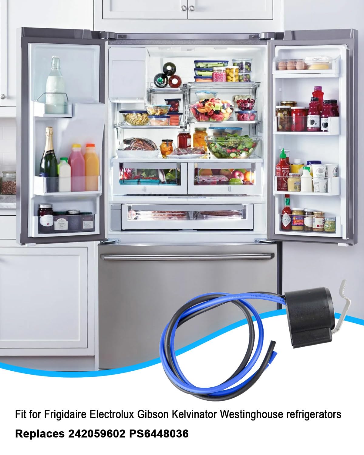 Refrigerator Defrost Thermostat Replacement Fit for Frigidaire Electrolux