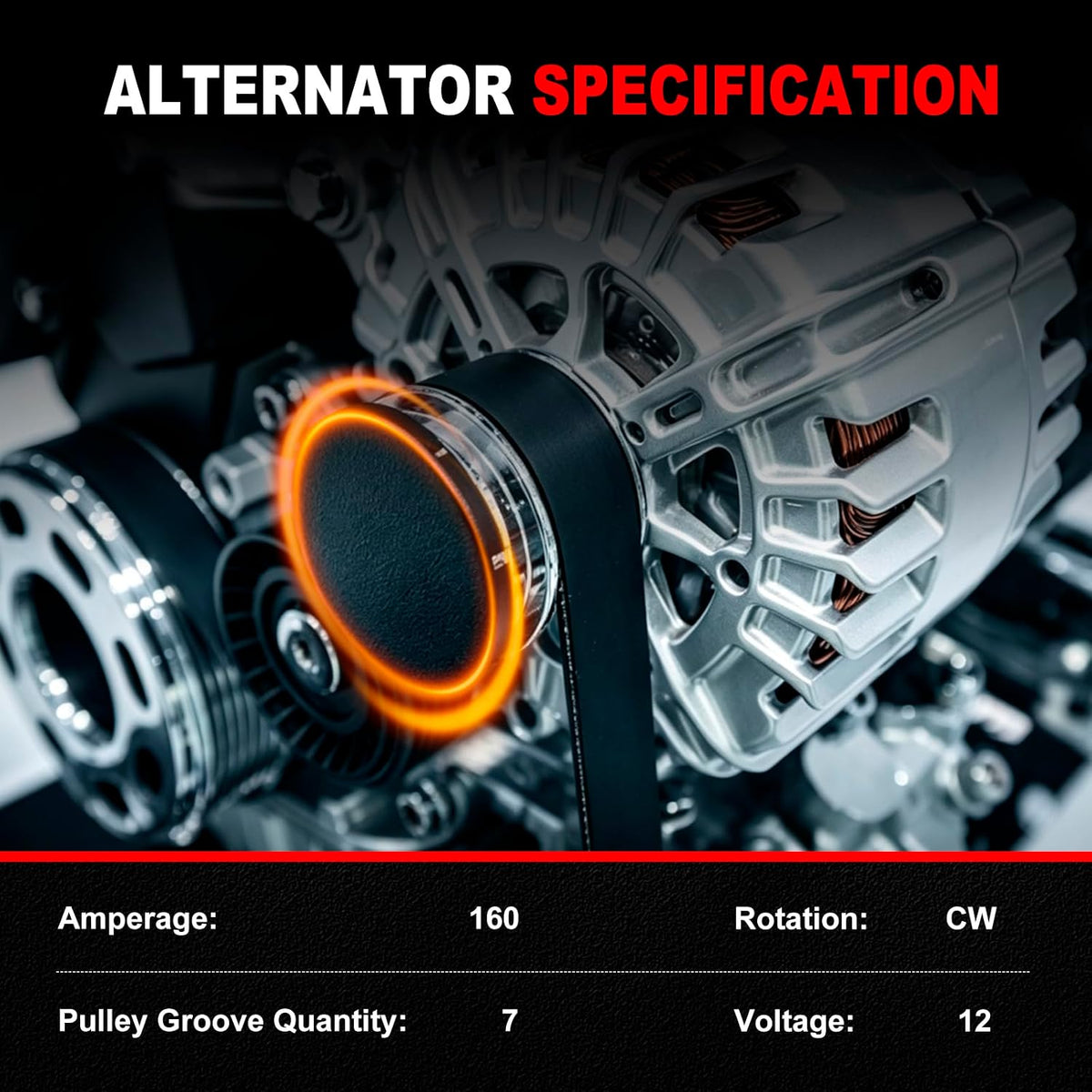 Alternator for 2003-2006 Ram 1500/2500/3500 PICKUP V8 5.7L 13988N