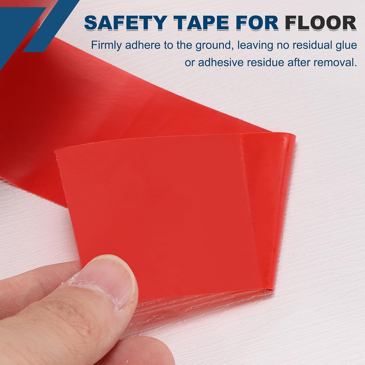 Vinyl Floor Tape 2" x 54 ft Non-Abrasive Floor Marking Tape