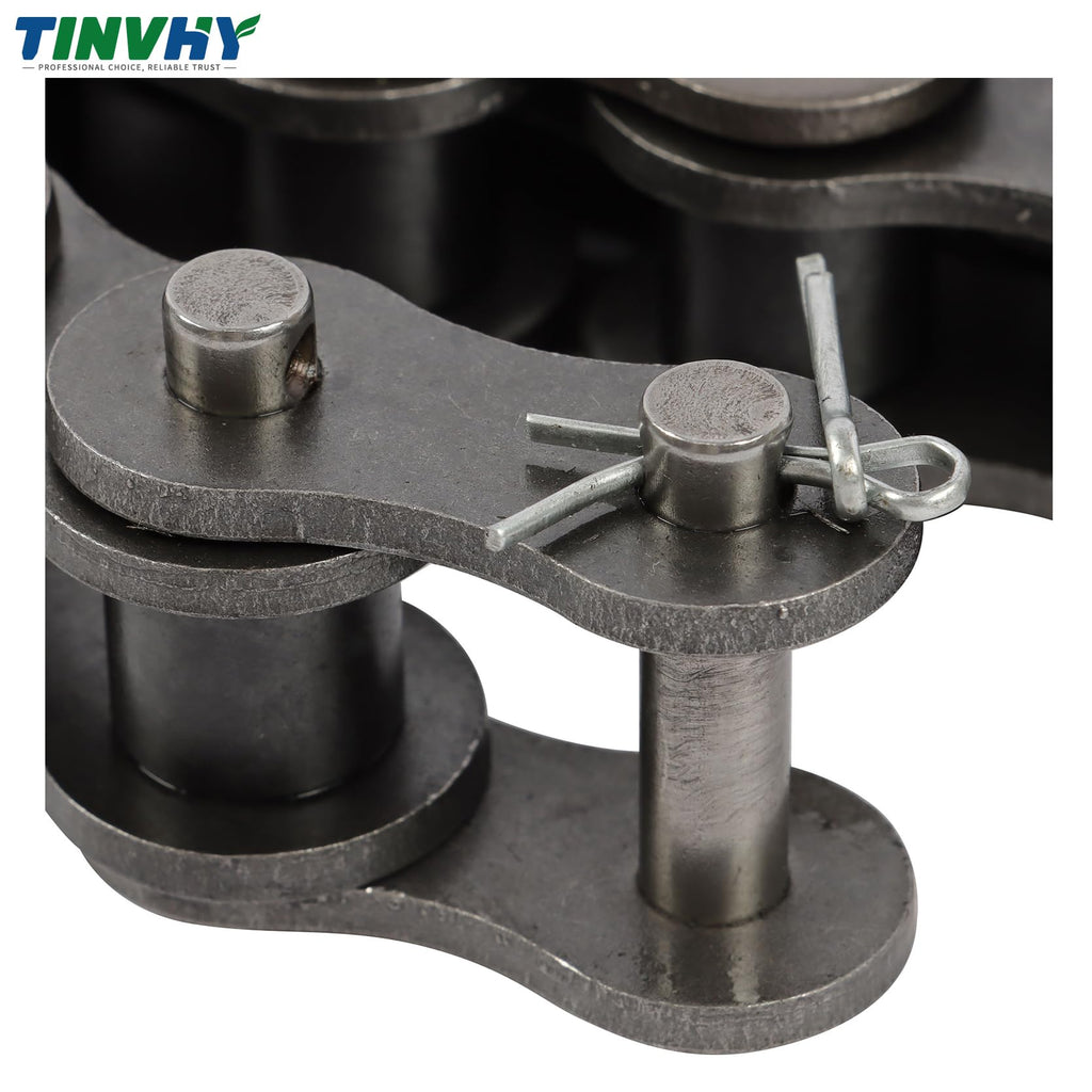 TINVHY 100 Roller Chain 10 Ft Kit with Connecting Links