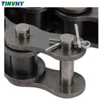 TINVHY 100 Roller Chain 10 Ft Kit with Connecting Links