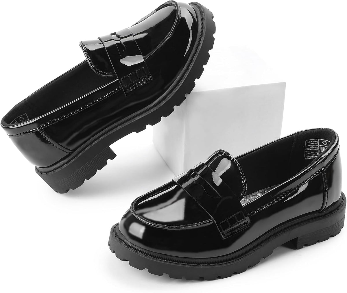 Toddler Girls Penny Loafers School Uniform Shoes