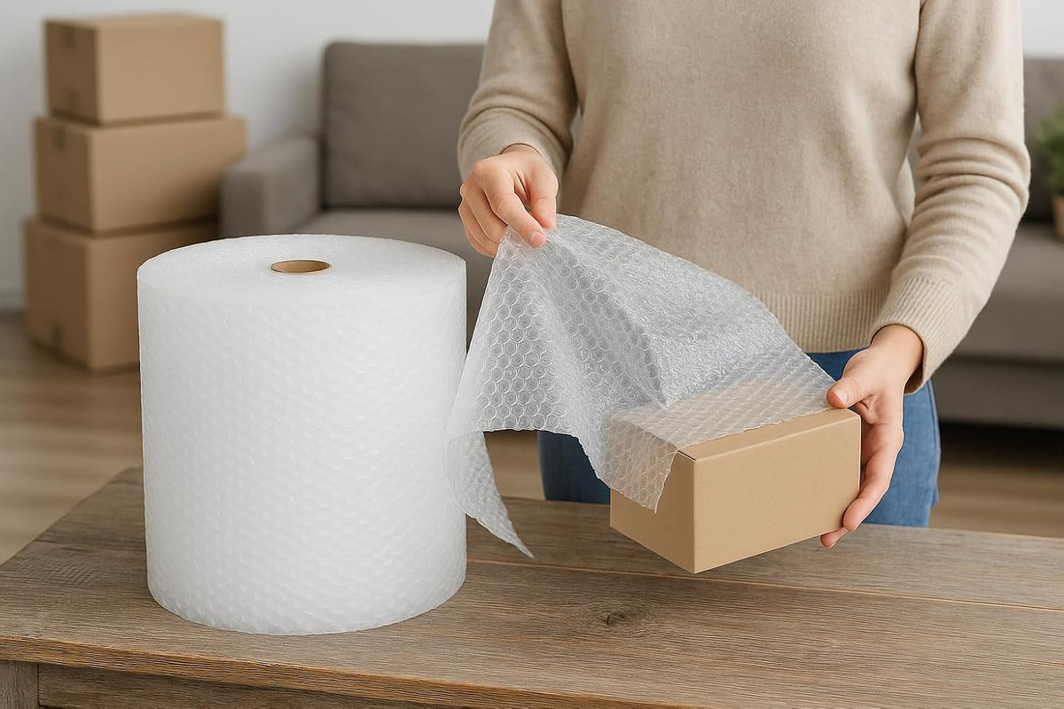 1/2" SH Large Bubble Cushioning Wrap Padding Roll 1/2" x 200'x 12" Wide 200FT