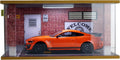 Display Case with Light for 1/18 Diecast Cars | Display Case for 1/18 Diecast Cars,Acrylic Display Case for 1/12