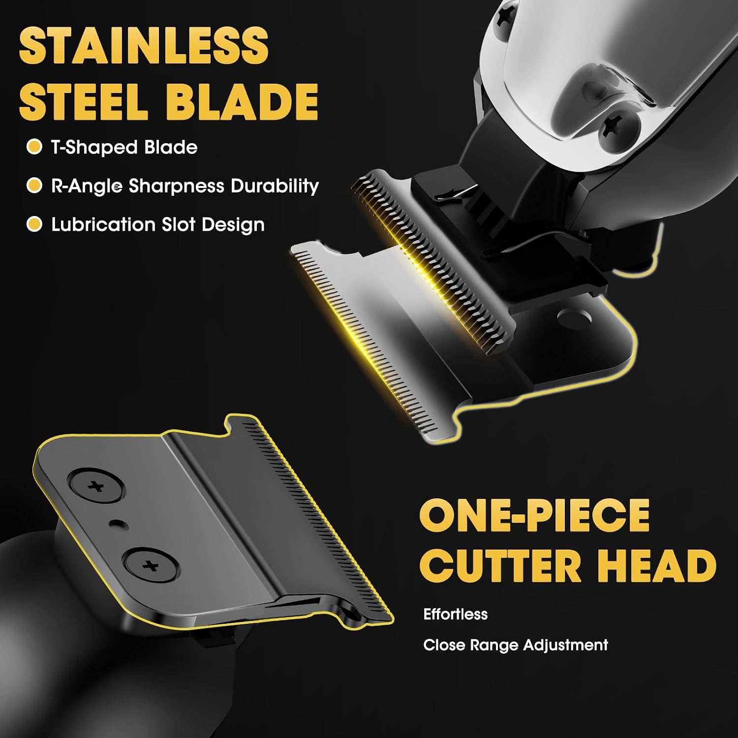 Hair Clippers for Men,4 in 1 Professional Hair Clippers T-Blade Trimmer Electric Foil Shaver Nose Hair Trimmer