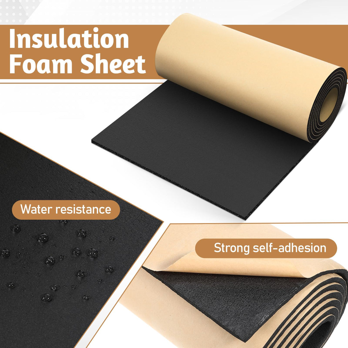 Sponge Neoprene Foam Padding Rubber Sheets with Adhesive