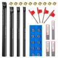 Honoson 14 Pcs Lathe Boring Internal Turning Holder 7/8/10 /12mm, Shanks