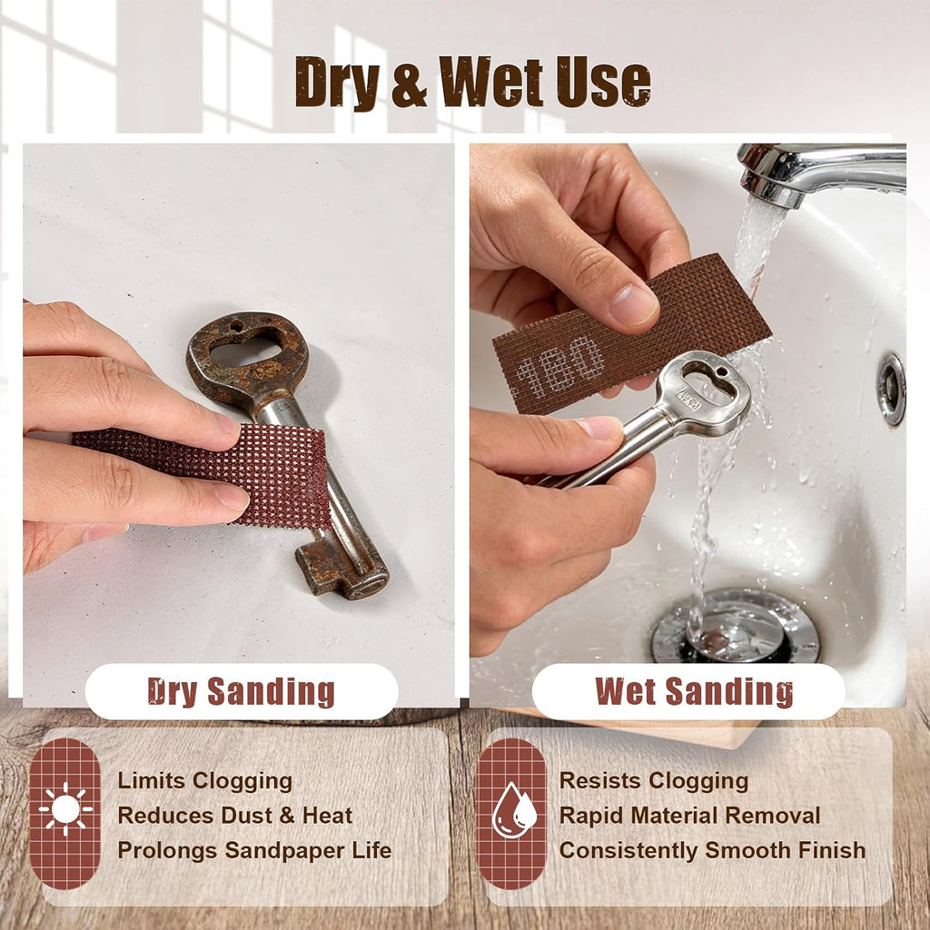 180 Grit Emery Cloth Roll for Copper Pipe Sanding 1-1/2 Inch