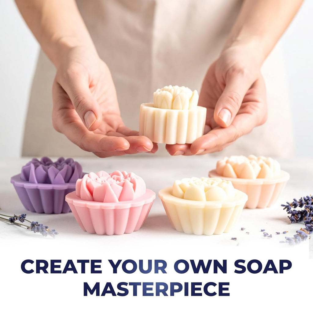 2 lb - Goat Milk Soap Base, Pre-Cut Cubes, SLS/SLES Free