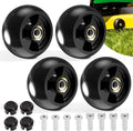 4 Set AM125172 Plastic Deck Gauge Wheel Kit Compatible with Joh-n Deere