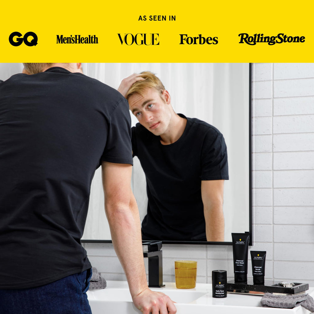 Charcoal Face Wash for Men | Daily Detox & Pore Cleansing | 3.4oz