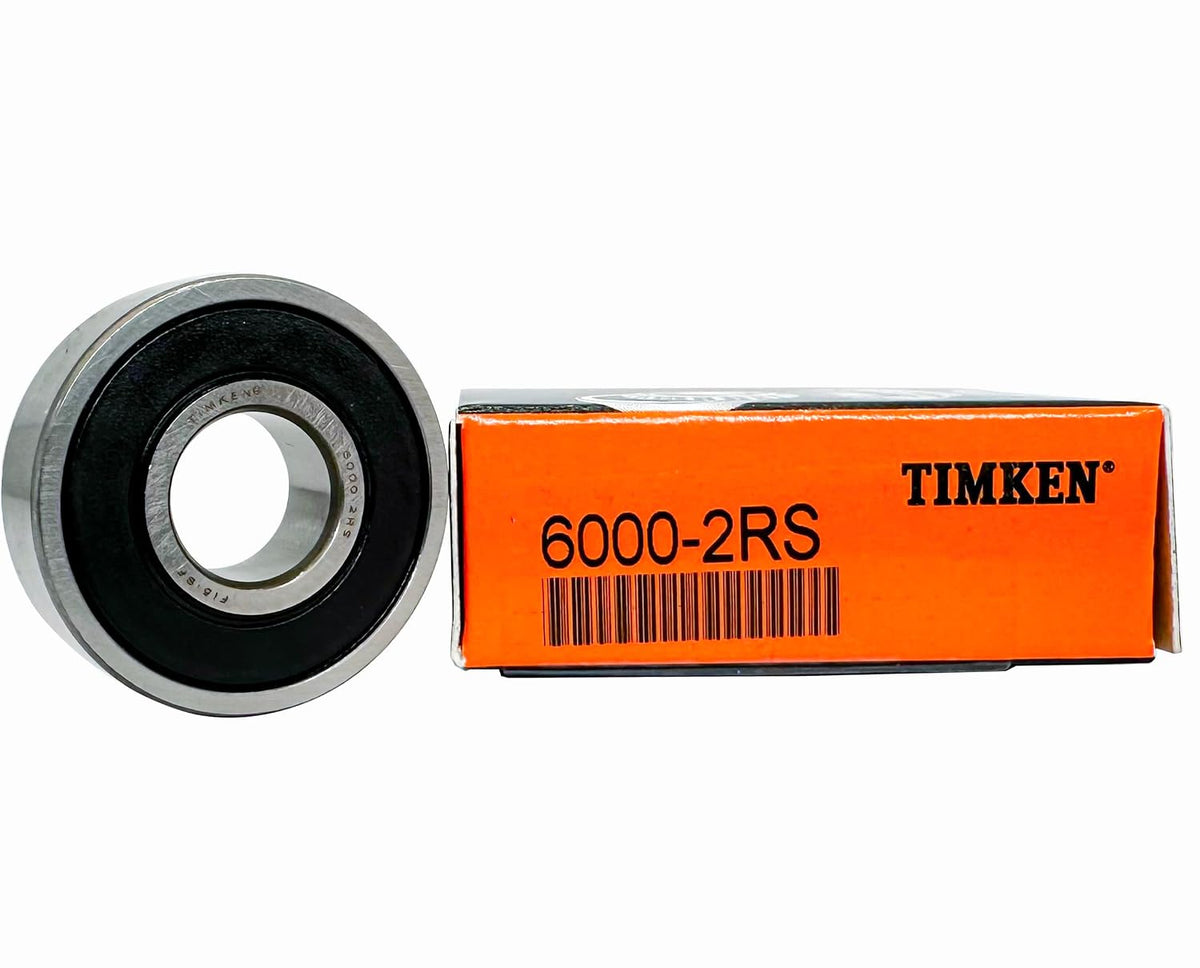 4PACK TIMKEN 6000-2RS Double Rubber Seal Bearings 10x26x8mm