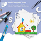 10 Pack 12x12 Corrugated Cardboard Sheets
