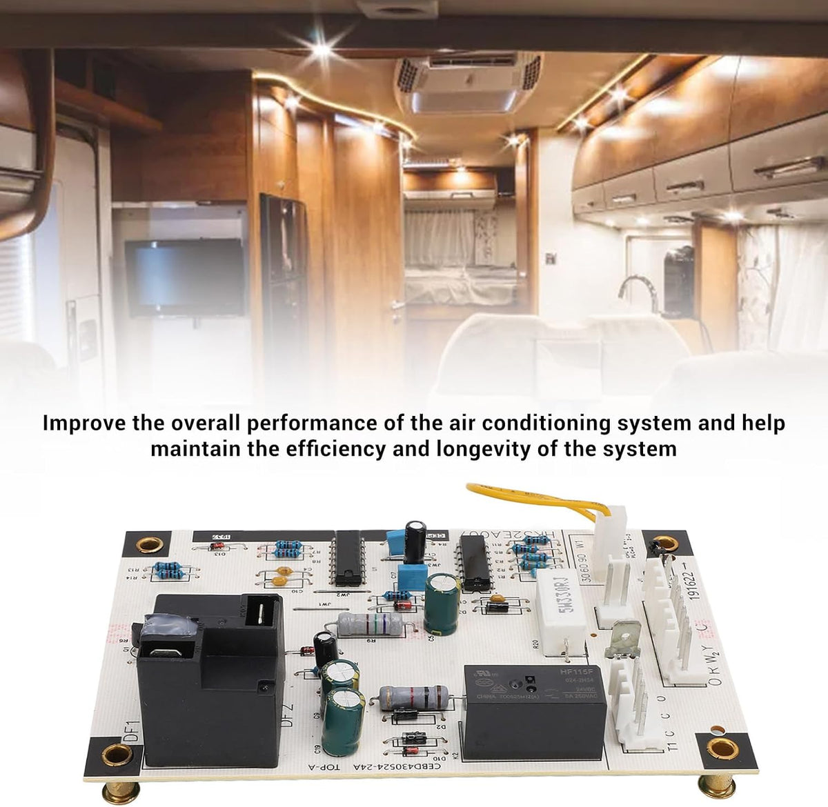 Defrost Control Board replacement for Carrier, ICP OE HK32EA007 Efficient Defrost Cycle Management, Compatible with Similar Systems