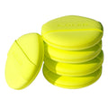 Silky Silicone Makeup Sponge Set, Reusable Cosmetic Applicators Extra Soft Rubycell Makeup Sponges (Lime)