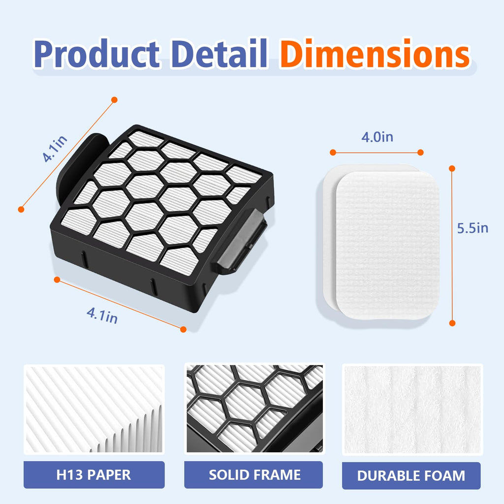 Replacement Filter for Shark Navigator Pet Pro ZU60, ZU62