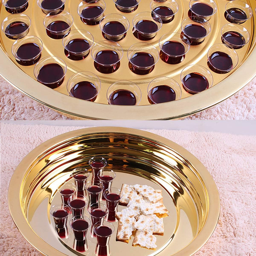 1000 Pack Communion Cups, Plastic Disposable Cup Fits Standard Holy Communion Trays, 0.5 Ounce, Clear