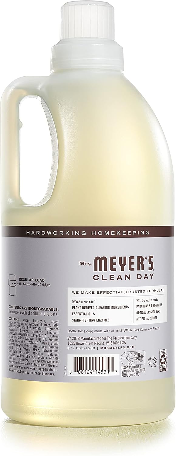 CLEAN DAY Laundry Detergent, Lavender, 64 fl oz