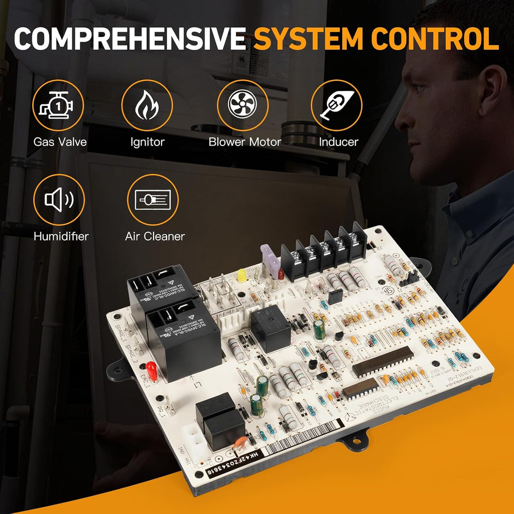 HK42FZ034 Furnace Control Board Fit for Carrier HK42FZ013, CEBD431012-01A, CEPL131012-01 Control Circuit Board with One Year Quality Assurance