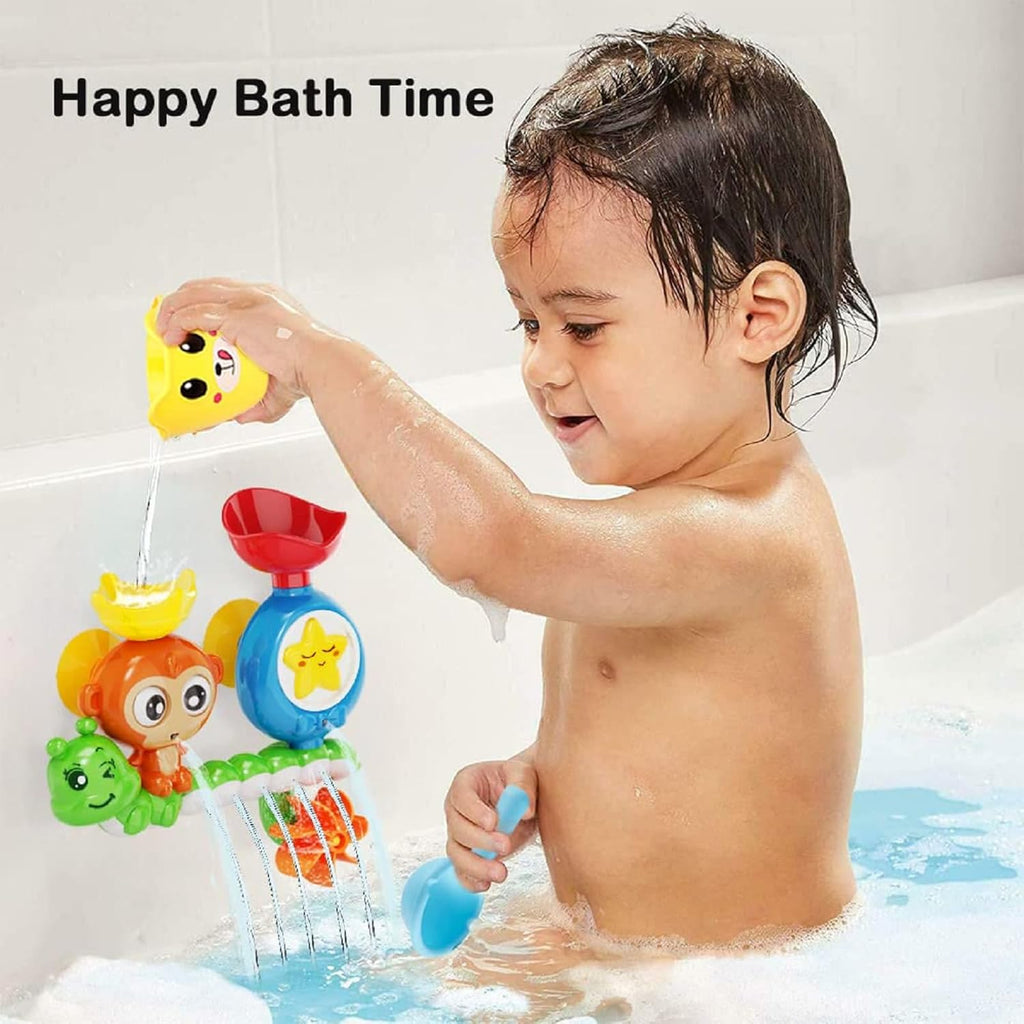 Bath Toys for Toddlers Age 1 2 3 Year Old Girl Boy, Preschool New Born Baby Bathtub Water Toys, Durable Interactive