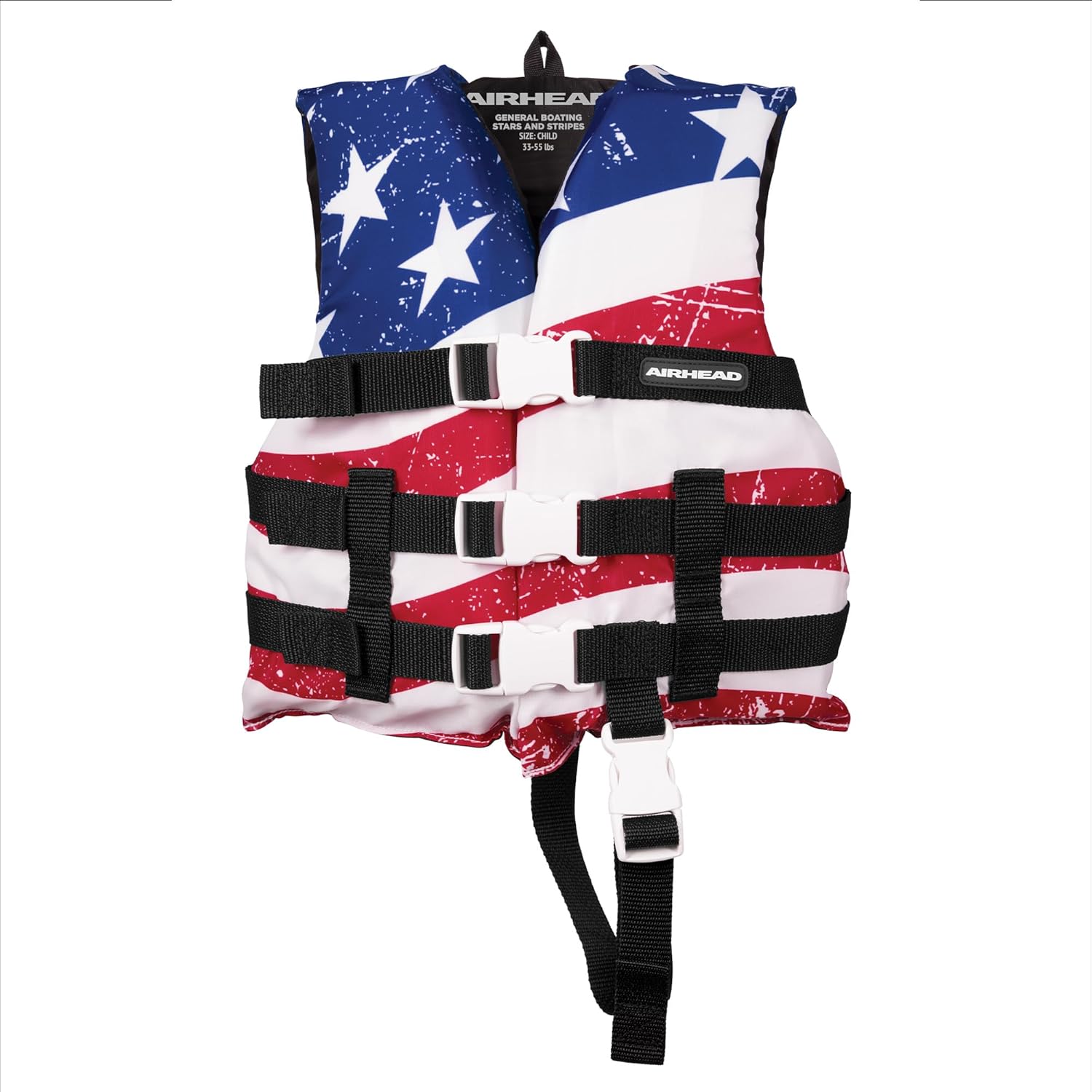 Sportstuff Stars & Stripes Life Jacket for Adults & Kids - USCG Approved Life Vest for Men, Women, Youth & Child