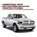 Headlights Fit for 2013-2018 Dodge Ram 1500 2500 3500