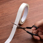 Removable Clear Double Sided Sticky Tape - No Residue, 0.7 Inches x 13 Yards (3 Rolls)