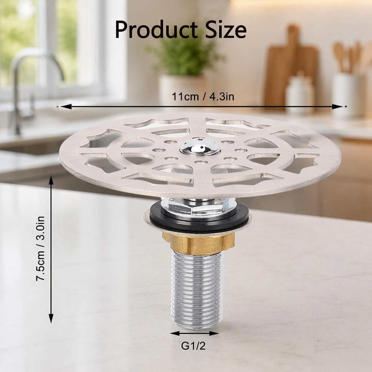 Glass Rinser Head Automatic Cup Washer for Kitchen Sink Bar Restaurant