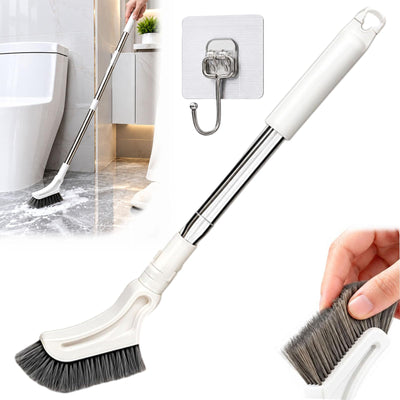 2027 New Telescopic Cleaning Brush, Multifunctional Extendable Crevice Cleaning Brush, Floor Scrubber for Bathroom