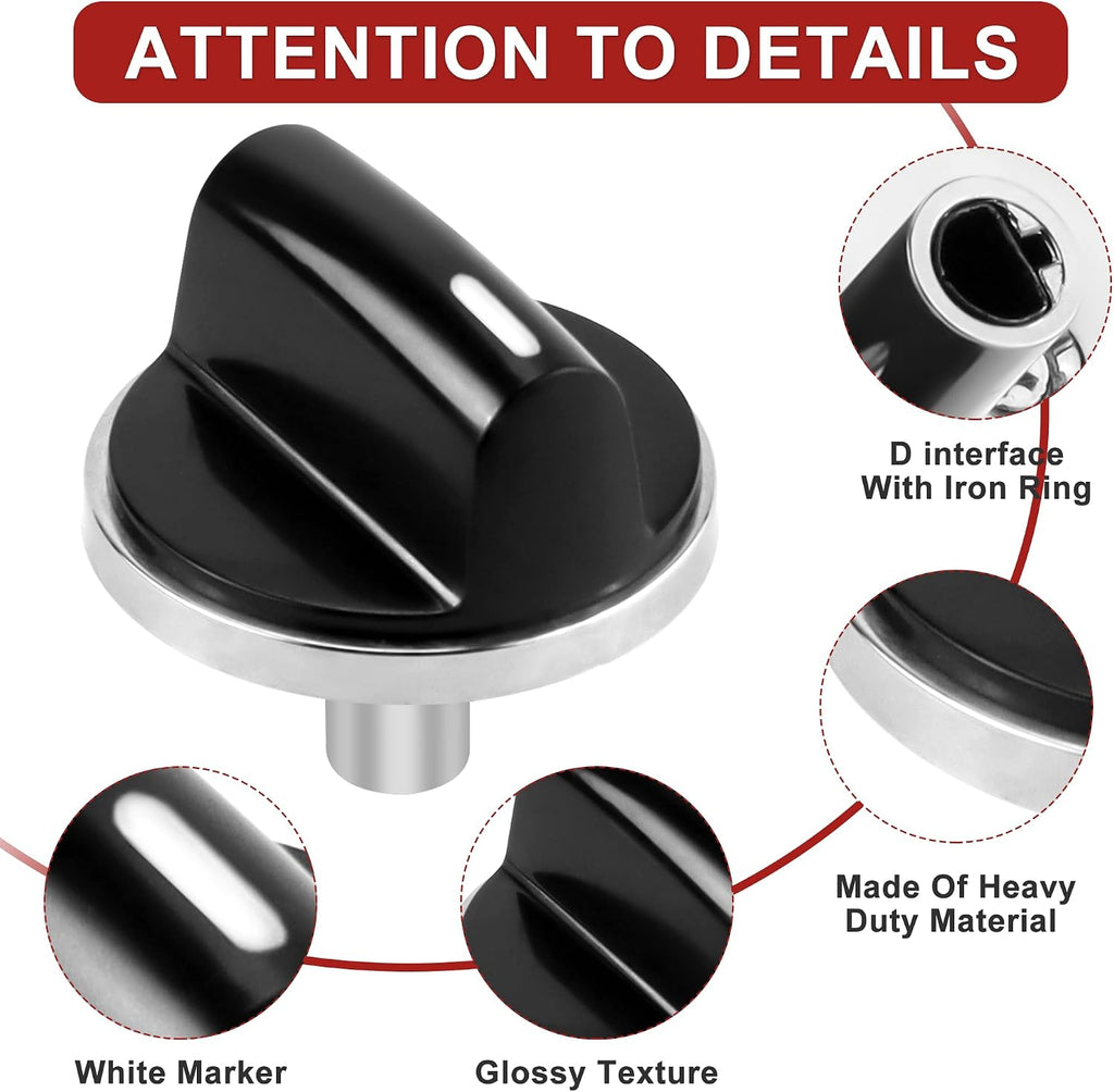 AMI PARTS 00650847 Knobs Cooktop Stove Knobs Fit for Bosch Stove Knob
