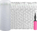Inflatable Bubble Cushioning Wrap Roll Heavy Duty Bottle Shipper Protector Sleeve 12"x164' Large Size Air Bubbles