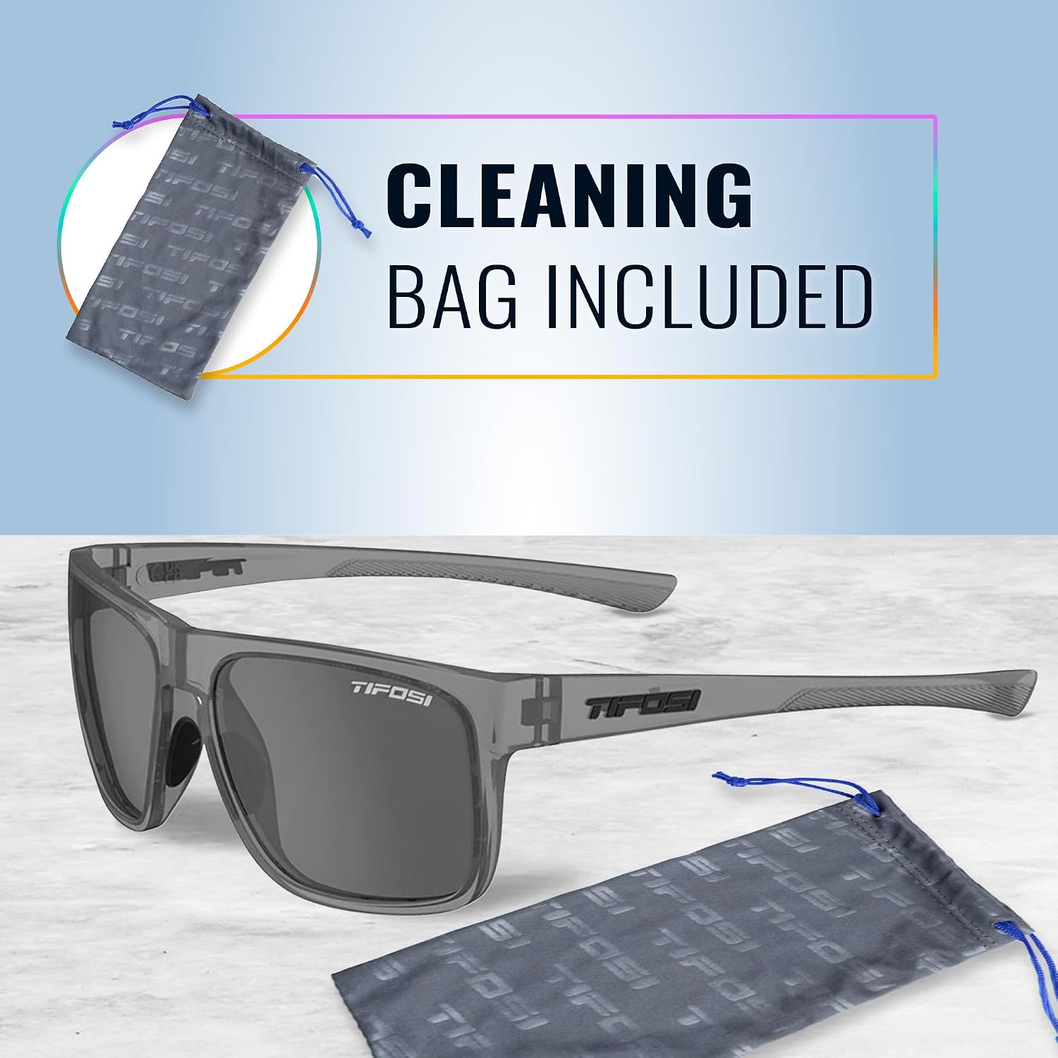 Swick Lifestyle Sport Sunglasses - Cycling, Golf & Hiking | 100% UVA/UVB, shatterproof polycarbonate. Integrated