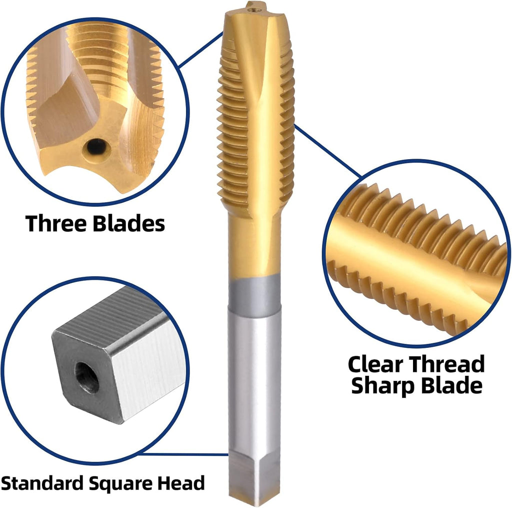Burkit M12 Titanium Coated Spiral Point Tap