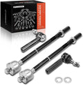 A-Premium Front Inner & Outer Tie Rod End Kit Fix Uneven Tire Wear