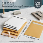 10x13 Self Seal Catalog Envelopes 28lb-20 Pack