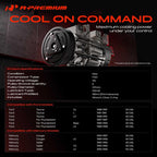 A-Premium AC Compressor with Clutch Compatible with Ford & Mercury