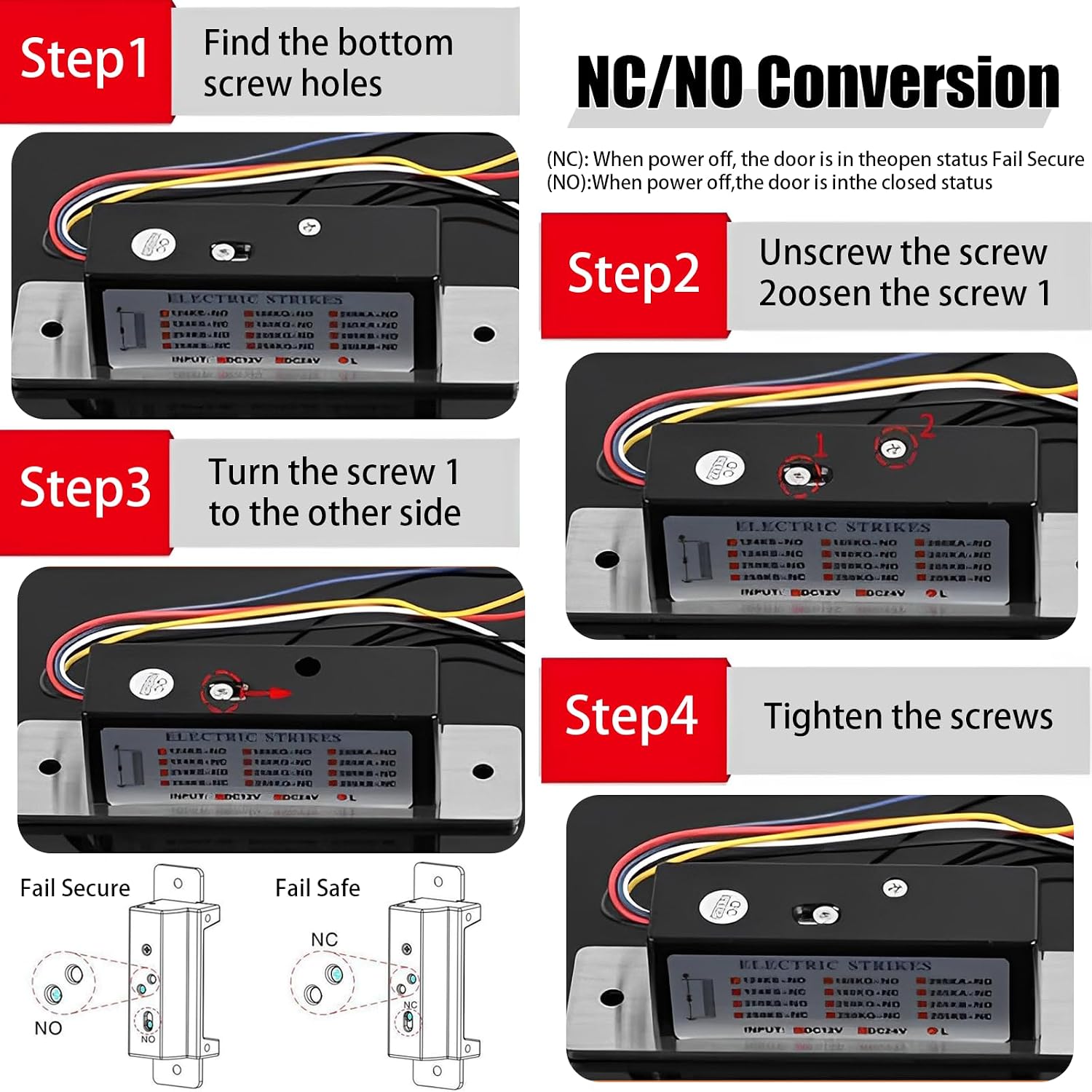 2026 Upgraded ANSI Standard Heavy Duty Electric Door Strike Lock for Door Access Control