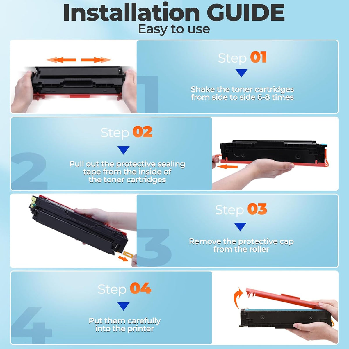 CF226X 26X Toner Cartridges Black (2-pack) for HP 26X 26A CF226A, Laser Jet M402n M426fdw Toner Cartridges, CF226 for