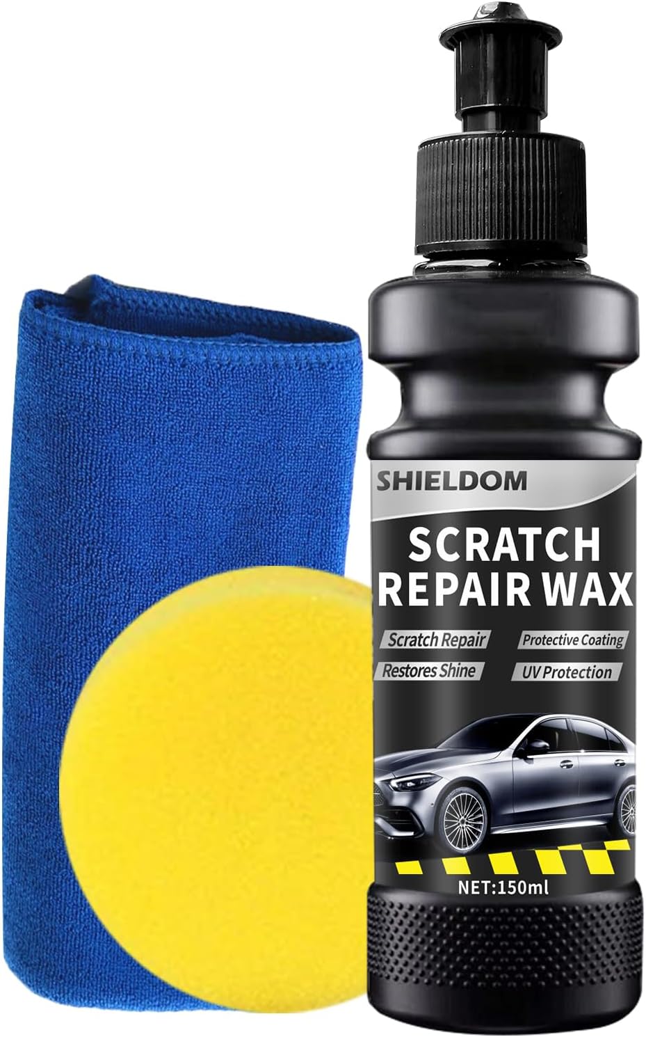Car Scratch Remover Vehicles Scuff Repair Wax Erase Auto Paint Scratches Swirls Removal Rubbing Compound with Buffer