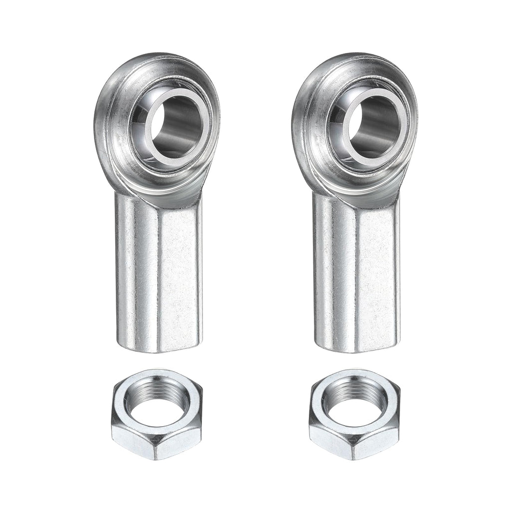 uxcell 2Pcs CF12 Rod End Bearing 3/4" Bore,RH 3/4-16 UNF Female,1045 Steel