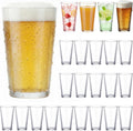 16 oz Pint Glasses Set of 24 Bar Glasses Drinking