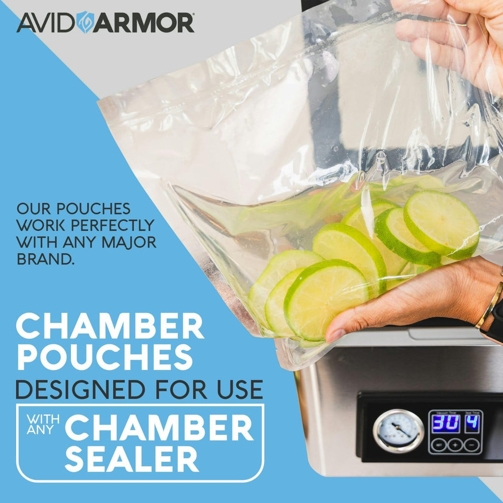 Chamber Vacuum Sealer Bags – 6x10" & 8x12" – 280 Pack – Heavy Duty Commercial Grade, BPA-Free Pouches for Sous Vide