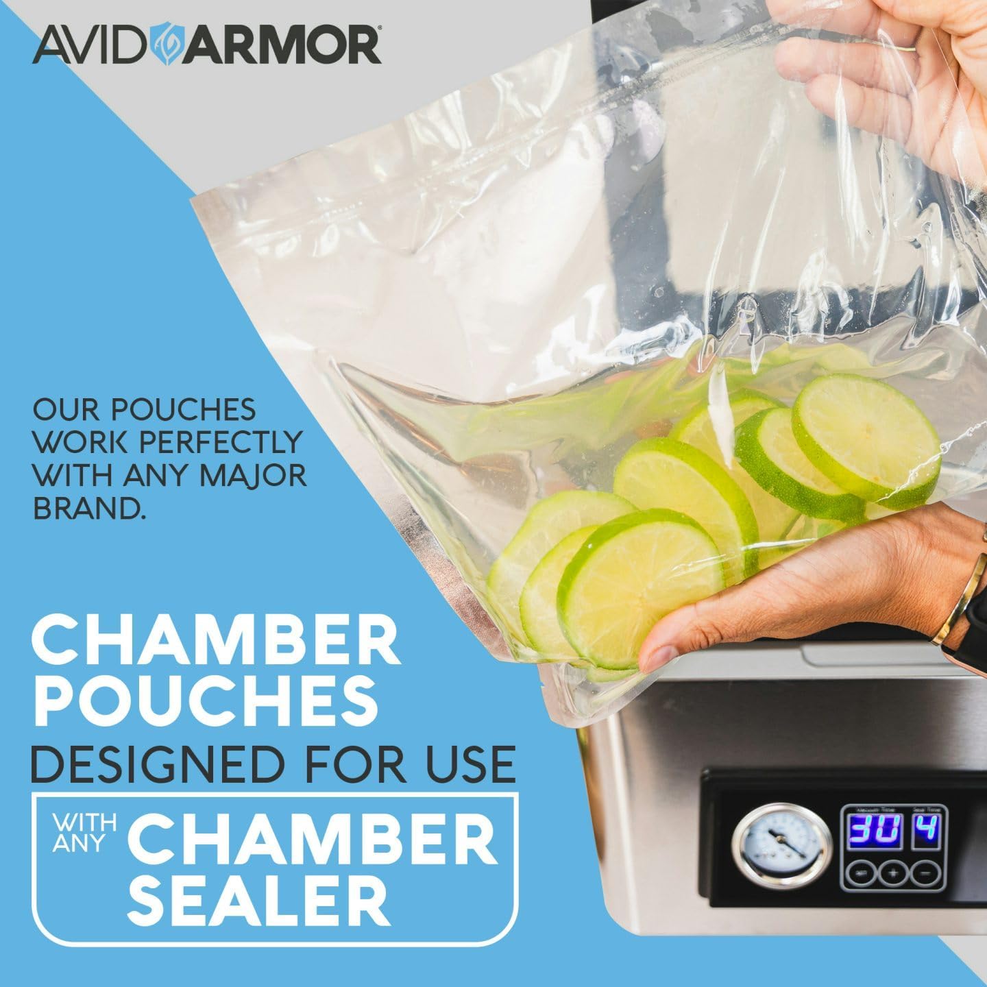 Chamber Vacuum Sealer Bags – 6x10" & 8x12" – 280 Pack – Heavy Duty Commercial Grade, BPA-Free Pouches for Sous Vide