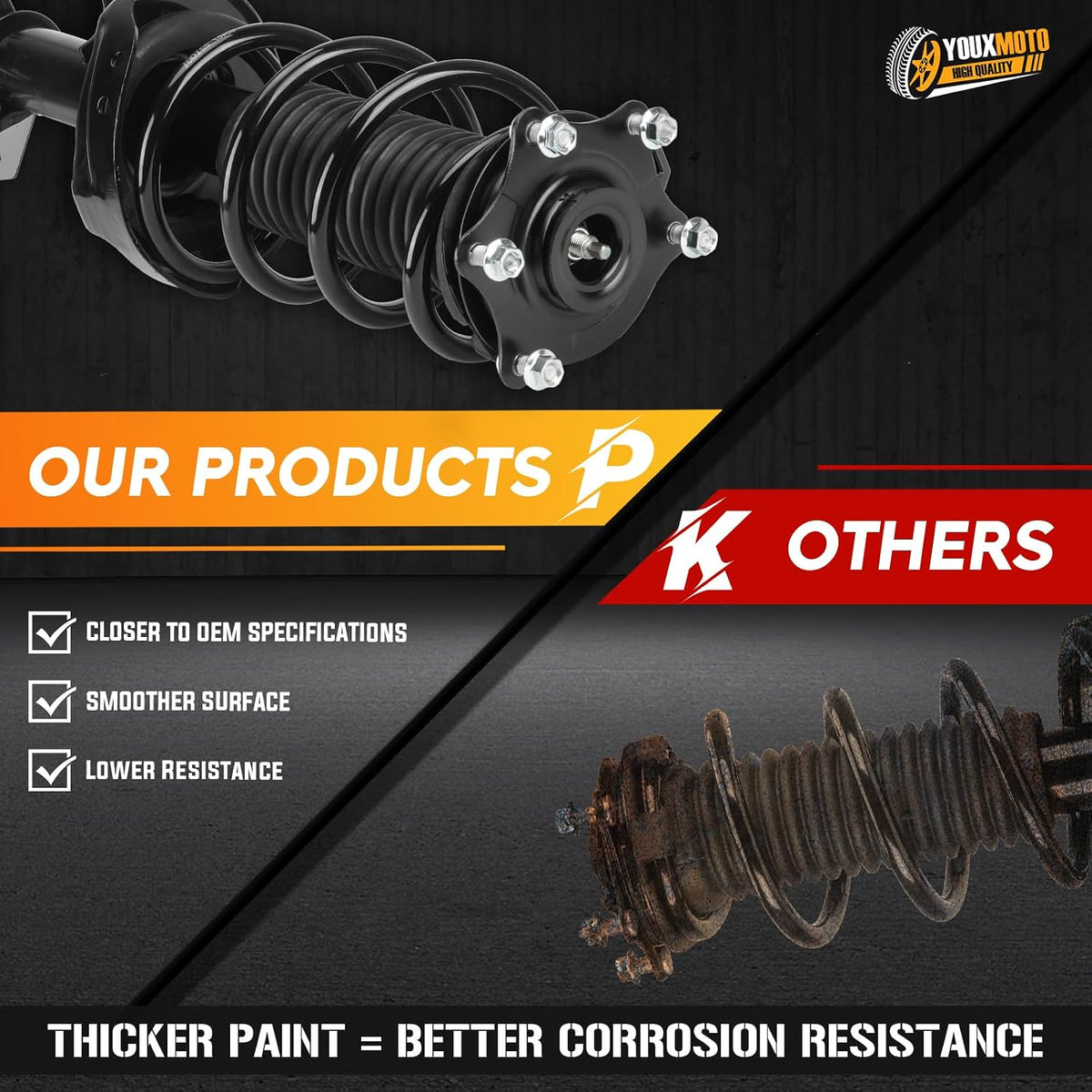 Front Struts Assembly Fit for Honda CR-V 2007-2014