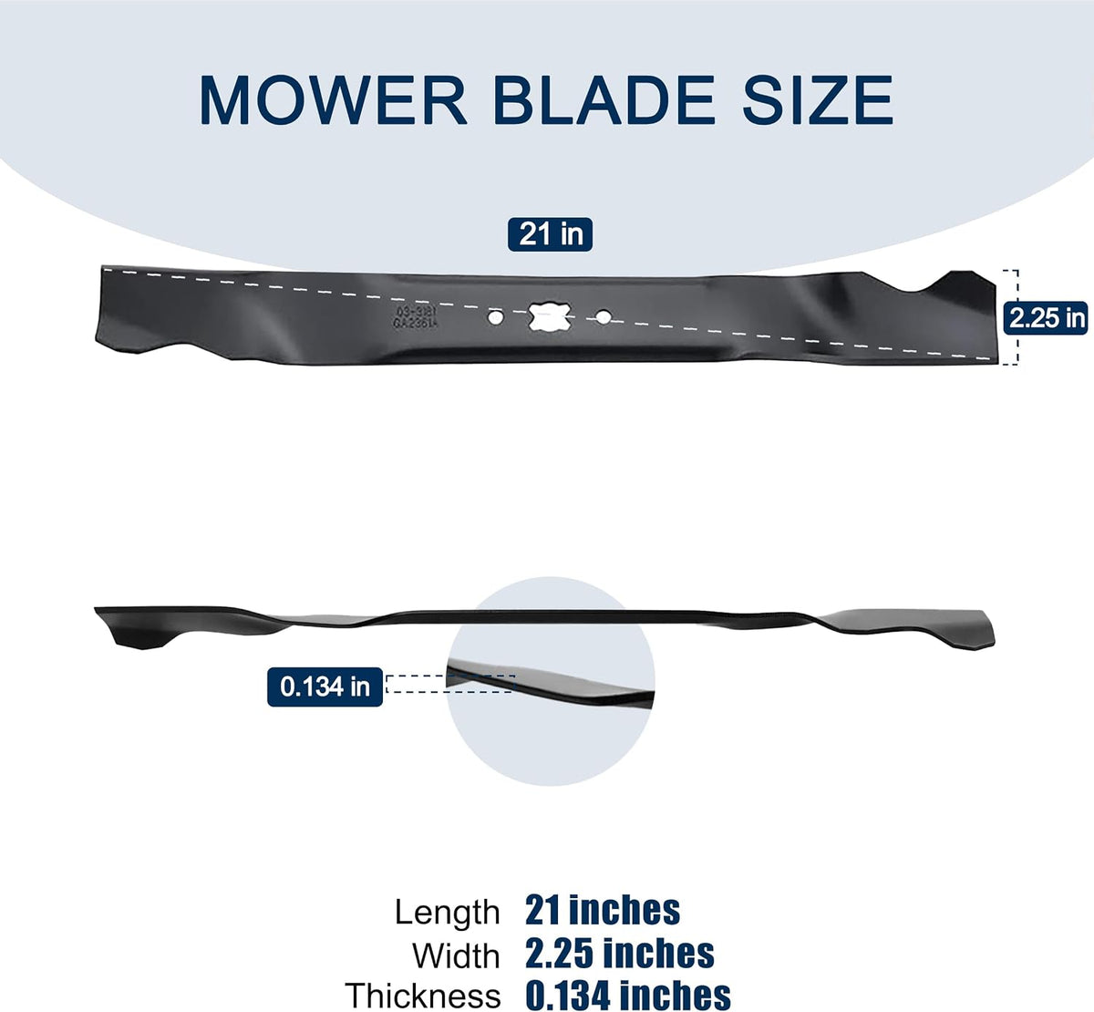 Mower Blade 703371 for Briggs and Stratton Lawn Mower