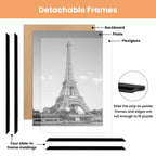 24x36 Poster Frame, Easy Slide-In Assembly, Black, 3 Pack