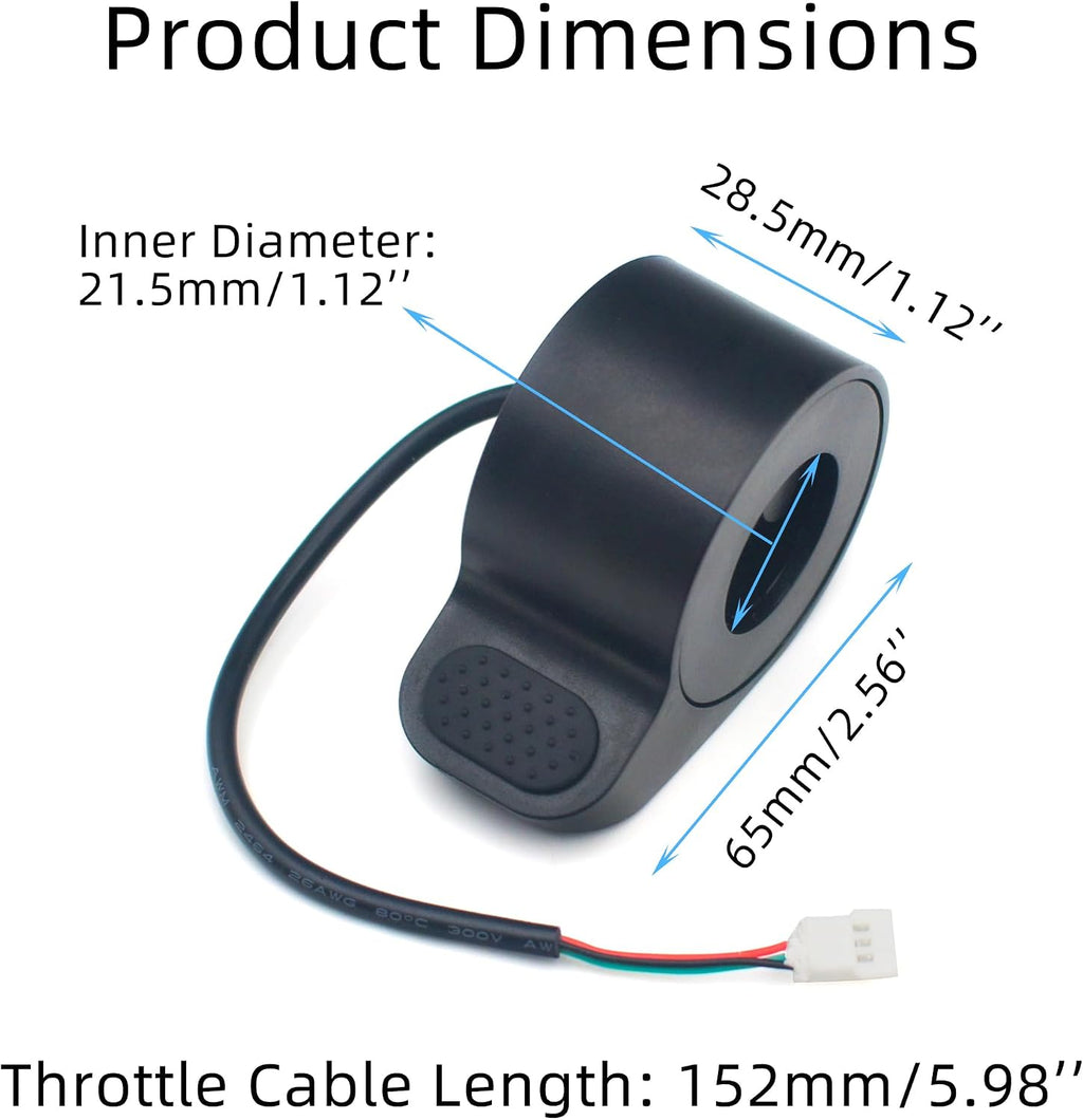 Thumb Throttle Replacement for Gotrax GXL V2, Hiboy S2 & S2 Pro