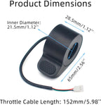 Thumb Throttle Replacement for Gotrax GXL V2, Hiboy S2 & S2 Pro