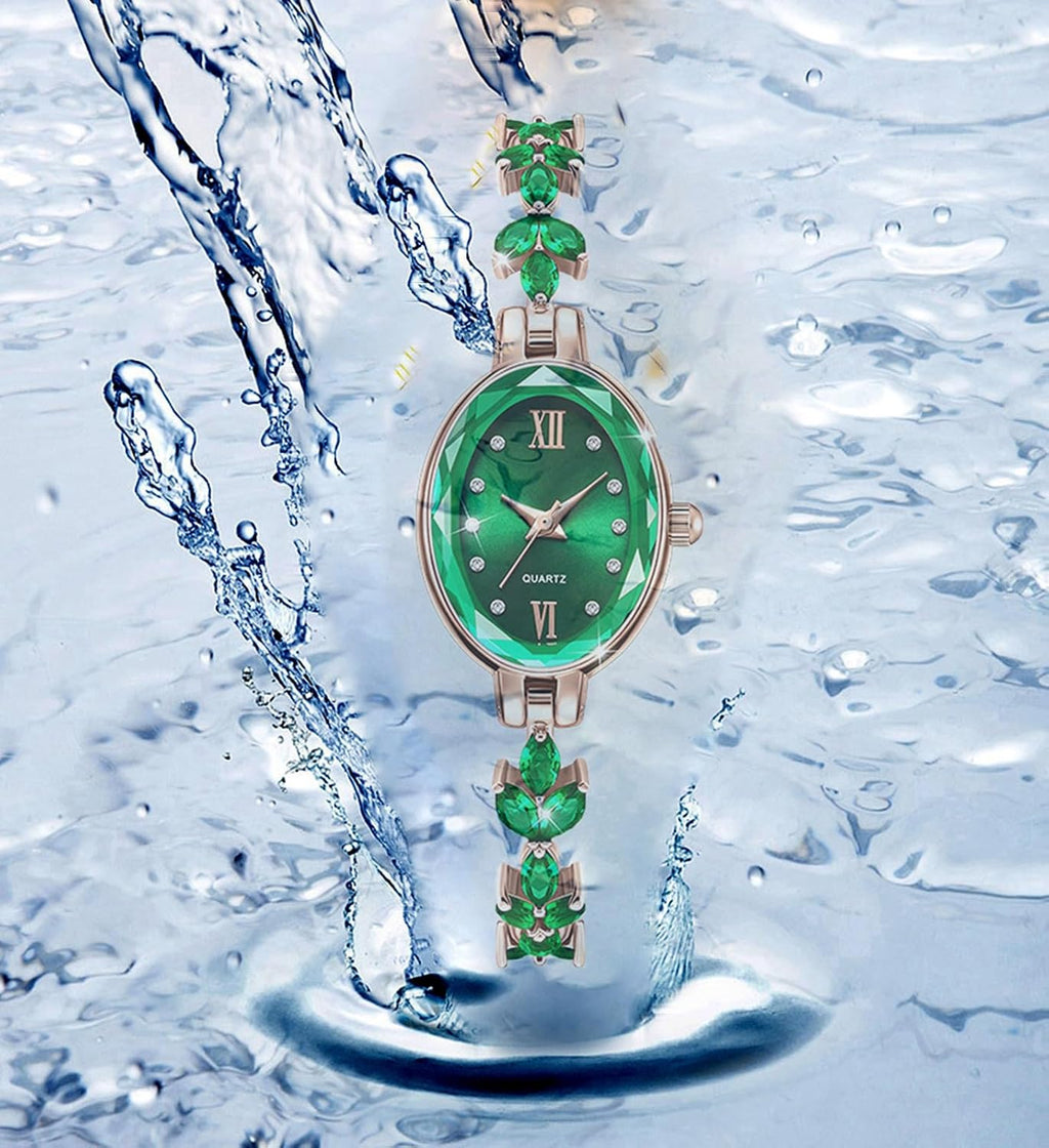 Women's Watch Luxury Petal Casual Bracelet Watch Simulated Quartz Watches for Women